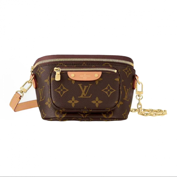 Louis Vuitton Bumbag Detachable and adjustable shoulder strap chain Crossbody waist bag miniM82335