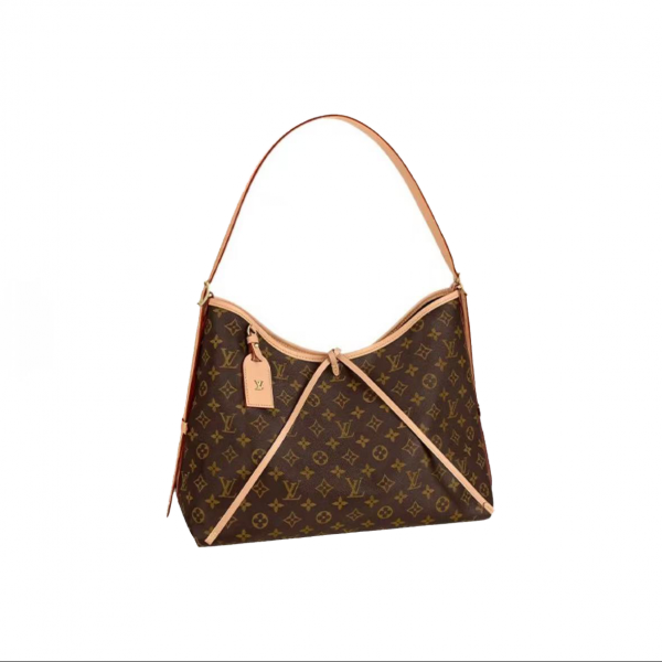Louis Vuitton Carryall MM Coated canvas with cowhide edging Tote bun mother and child bunM46197